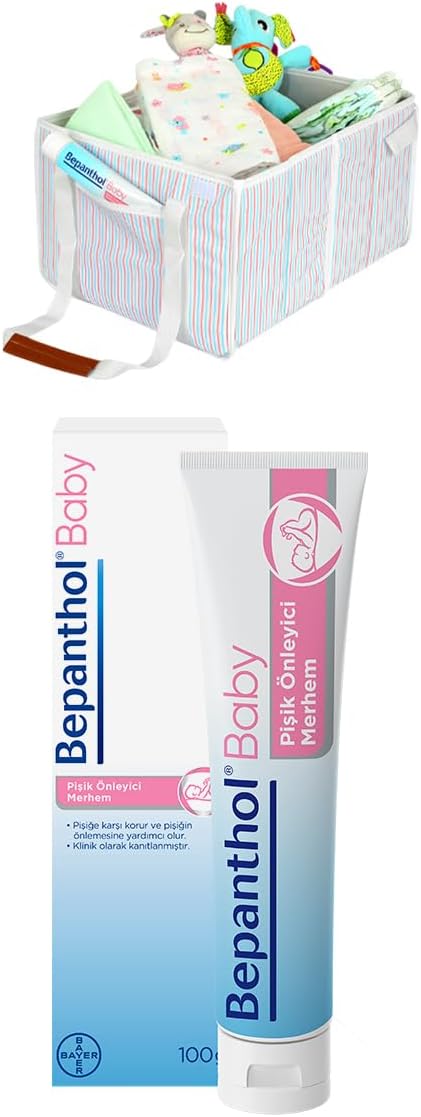 Bepanthol Baby Pişik Önleyici Merhem 100g x3 + Bebek Bakım Çantası Hediyeli