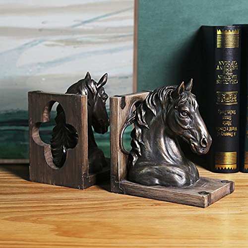 Sujetalibros de caballo para evitar la caída de libros pesados 7