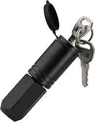 TOPSHINE Trava de pneu sobressalente, trava antifurto de roda resistente, rosca M14 x 1,5, compatível com Jeep Wrangler JL 2018+, 2 teclas