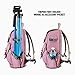 GOgroove Camera Backpack Bag Professional for DSLR/SLR/Mirrorless Photography Camera Case and with Tablet Compartment, Tripod Holder, and Waterproof Rain Cover (Pink) (Mid-Size)