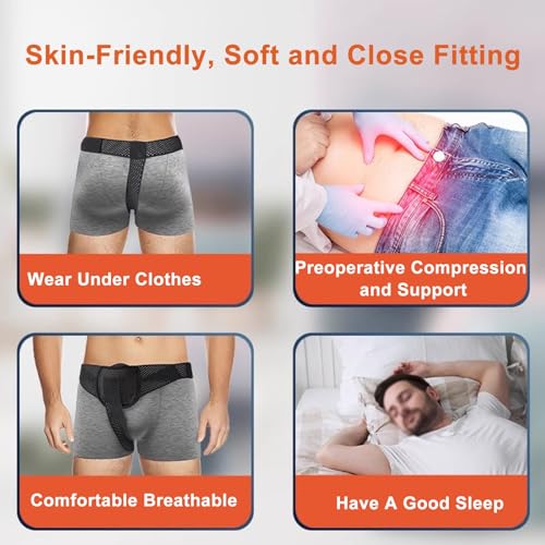 Faja para Hernia Inguinal Ajustable para Hombre miniatura 3