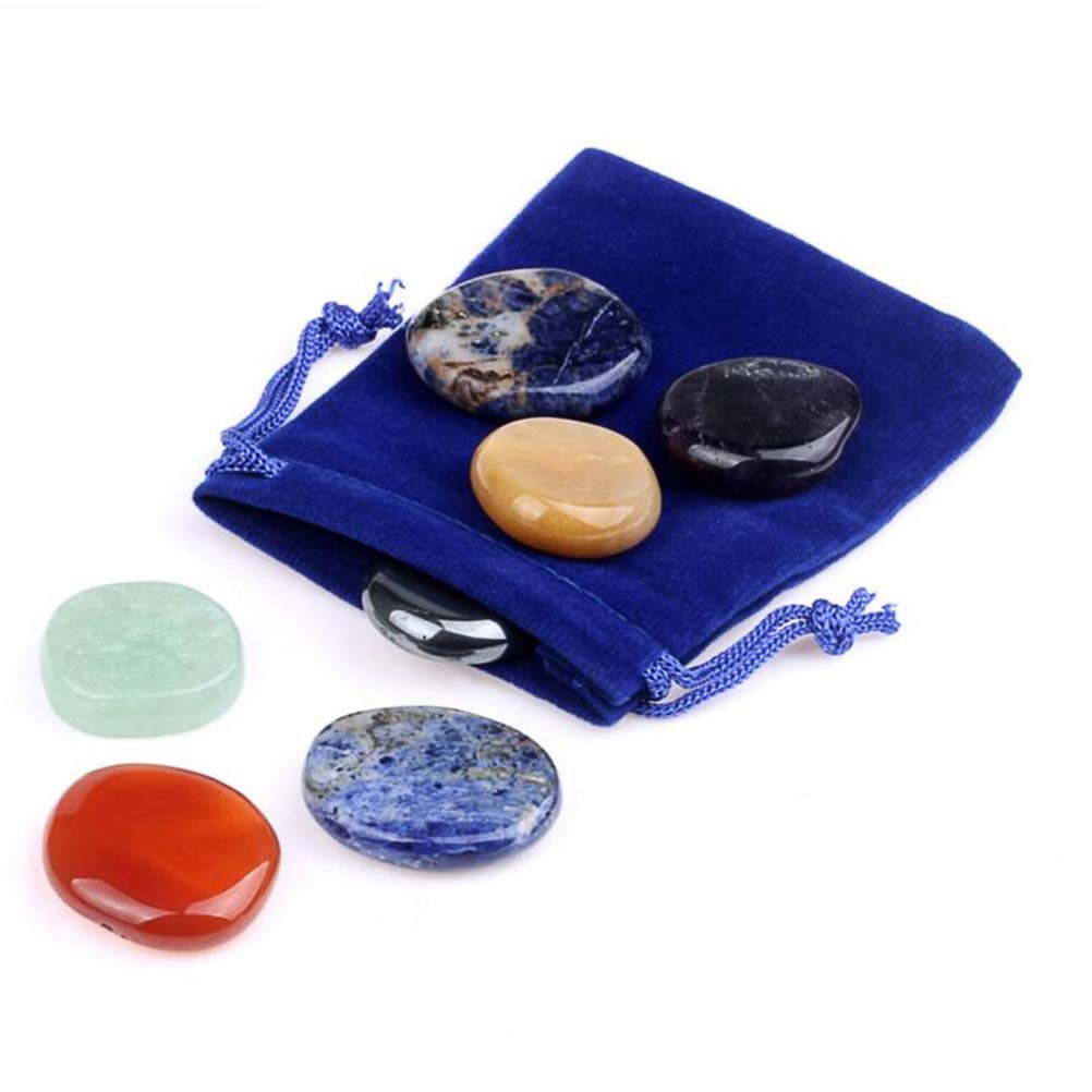 Amazon.co.jp: (イスイ)YISHUI 7 PCS チャクラ パームストーンセット
