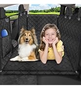 URPOWER Dog Back Seat Extender for Tesla Model Y, Hard Bottom Dog Car Seat Cover Holds 400 lbs, W...