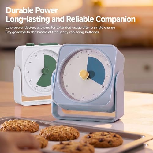 Image of EooCoo Visual Timer, 60-Minute Silent Countdown Productivity Timers
