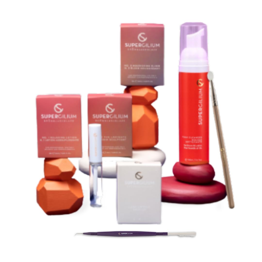 KIT DE LAMINADO DE CEJAS Y LIFTING DE PESTAÑAS - 40 TRATAMIENTOS - SUPERCILIUM