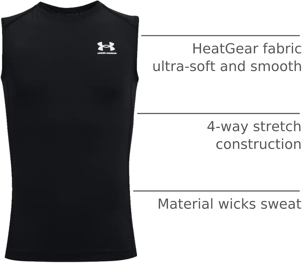 Under Armour HEAT GEAR タンクトップ M ブラック Under Armour HEAT GEAR タンクトップ M ブラック