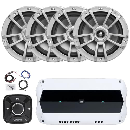 Flush Mount Pre-Amp Waterproof Bluetooth Controller, 4x 8