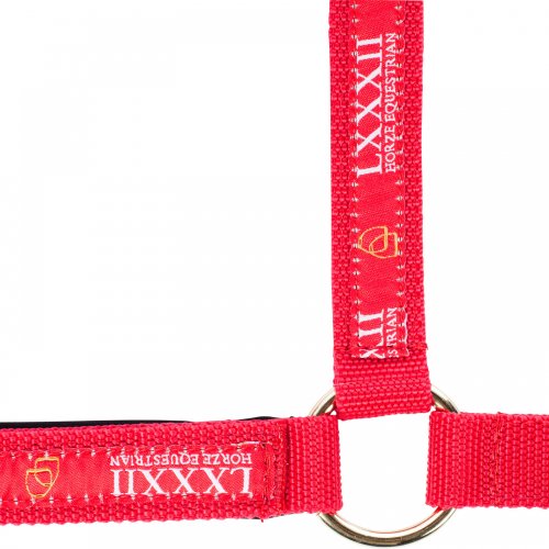 HORZE Hamptons Halter - Red - Cob
