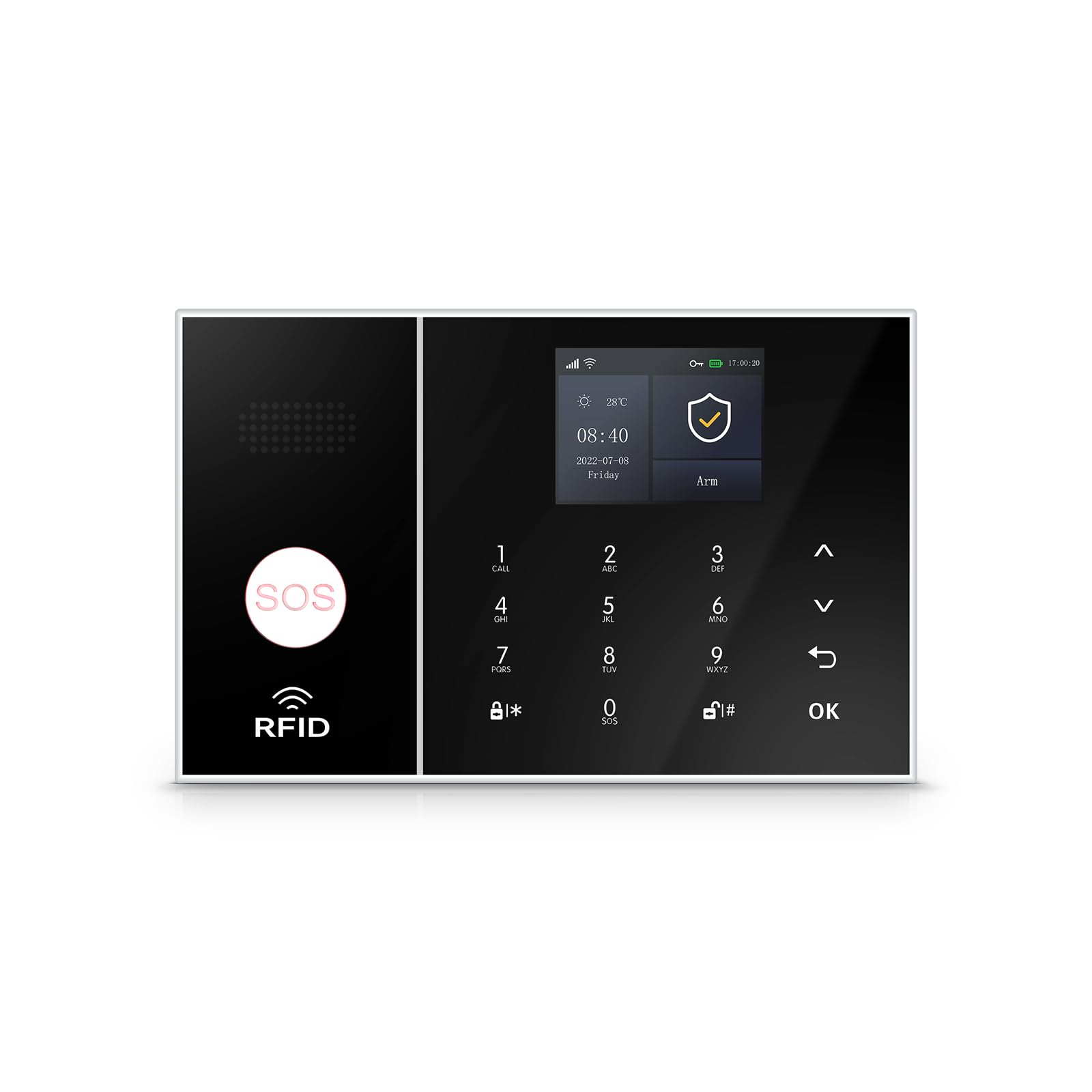 XNY Alarmas para Casa WiFi, SIN Accesorios, 4G Kit Alarma casa con App, Control Remoto, Notificaciones sin Suscripción, Compatible con Alexa (XNY-108)