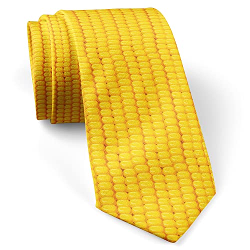 ( Grain Corn ) Fashion Novelty Necktie, Conversation Neckwear Ties Great for Party and Events