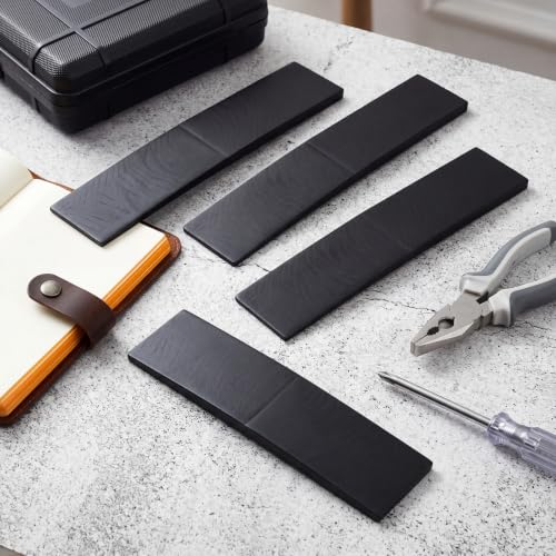 Image of Threlaco 4 Pcs 8.75 inch Welding Wedge for Pipe Fitting and Metalwork Metal Wedge Welding Accessory Precision Hardened Steel Gap Adjustment for Pipefitter Tool Tig Ironworker Gutter Wedges Metal Spacer