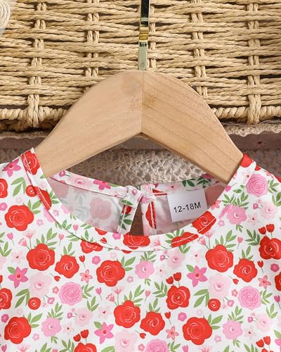Image of Weebaby Toddler Girl Clothes Baby Summer Outfits Sleeveless Halter Top Ruffle Short Set Cute Kids Clothes Girls