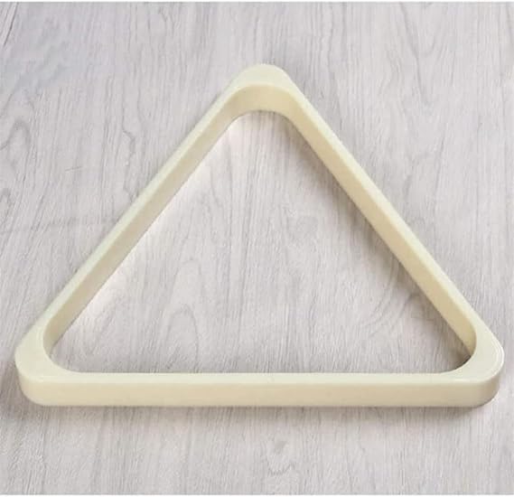 Triangle Pool Plastic, Triangle Billiard Pool Table Accessories, for Snooker Sturdy/White / 52.5mm
