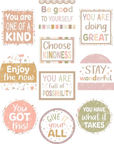 Teacher Created Resources Terrazzo Tones Positive Sayings Accents (TCR7219) - image 1