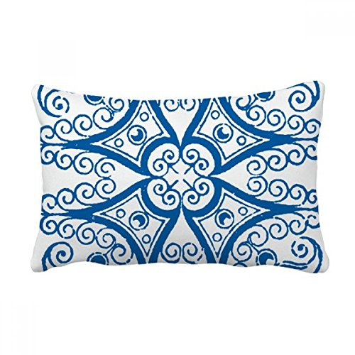 Coussin décoratif bleu Talavera DIYthinker, l'excellence du design 40x60cm
