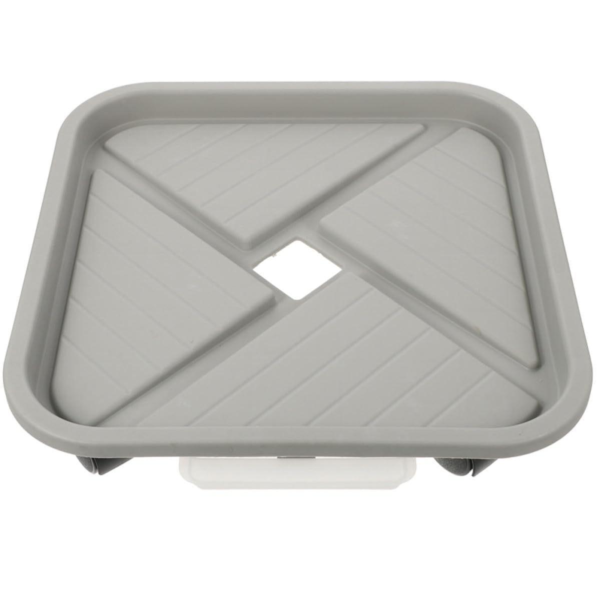 Support pour plantes roulettes inox plateau pots lourds 60kg