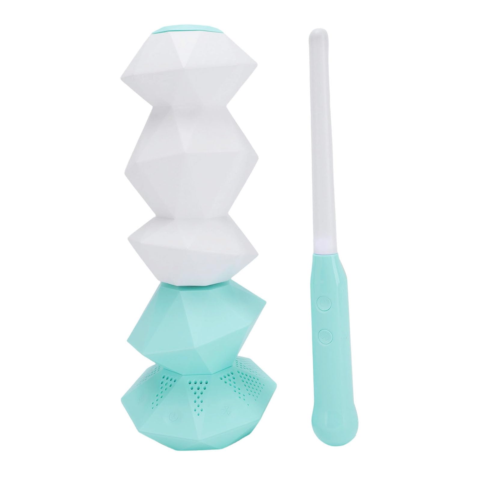 Fdit Lampe Veilleuse Musicale RGB à Changement de Couleur avec (GREEN)