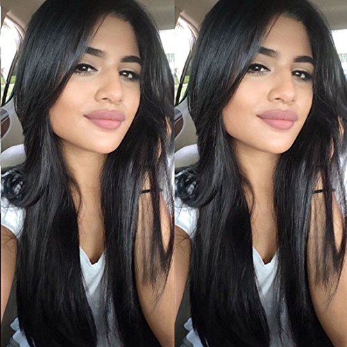 Sunber 8~30 inches 6A Brazilian Silky Straight Hair bundles, Pack of 4(Mixed Length), 100% Unprocessed Virgin Human Hair, Natural Color (18 20 22 24inch)