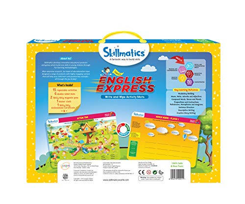 image for Skillmatics Educational Game : English Express | Reusable Activity Mat