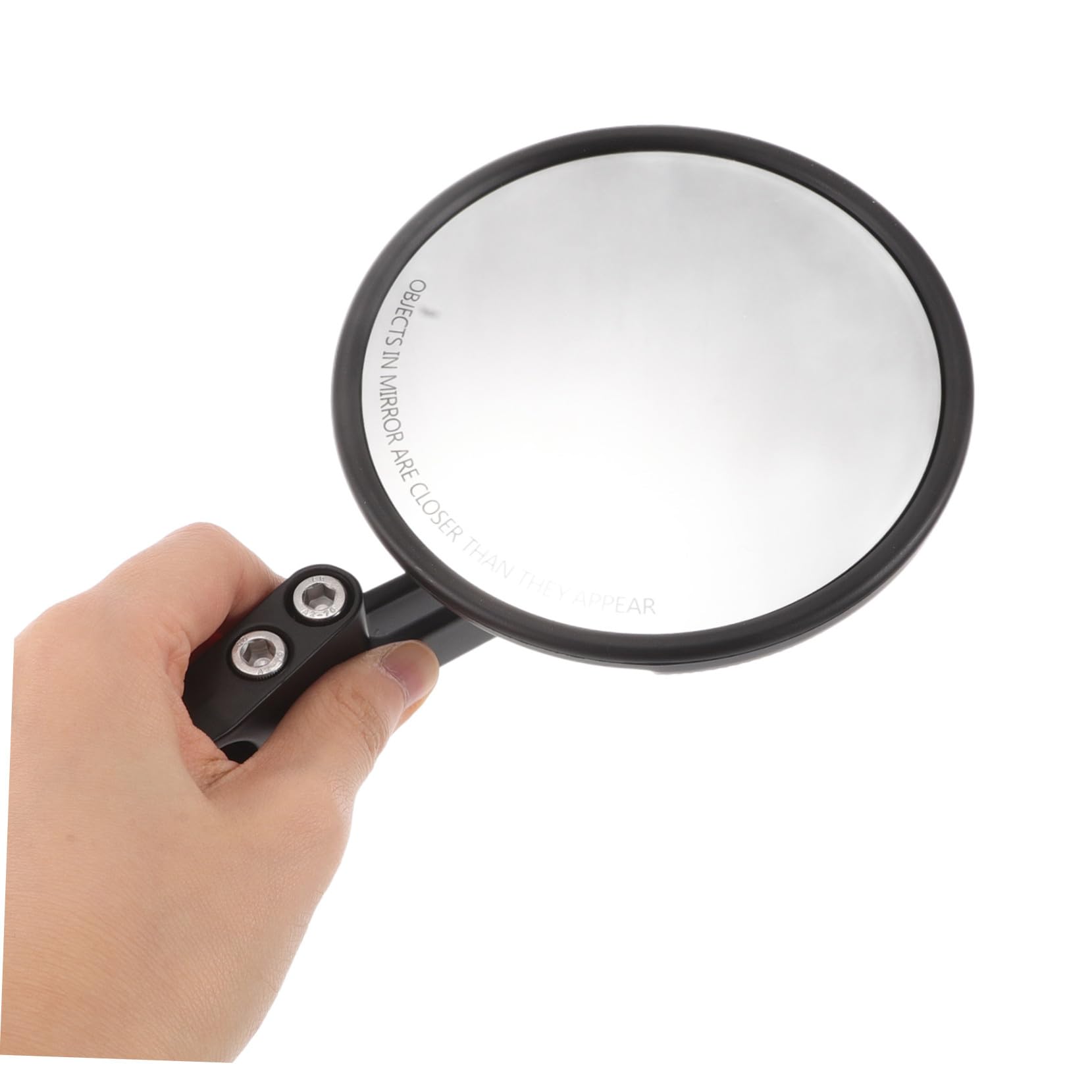 WOONEKY 2 pièces Rétroviseur Réglable pour Guidon Installation Facile Miroir Compact et Compatible Route et Sécurité Renforcée