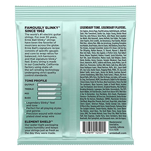 Image of Ernie Ball Mondo Slinky Nickel Wound Electric Guitar Strings, 10.5-52 Gauge (P02211)