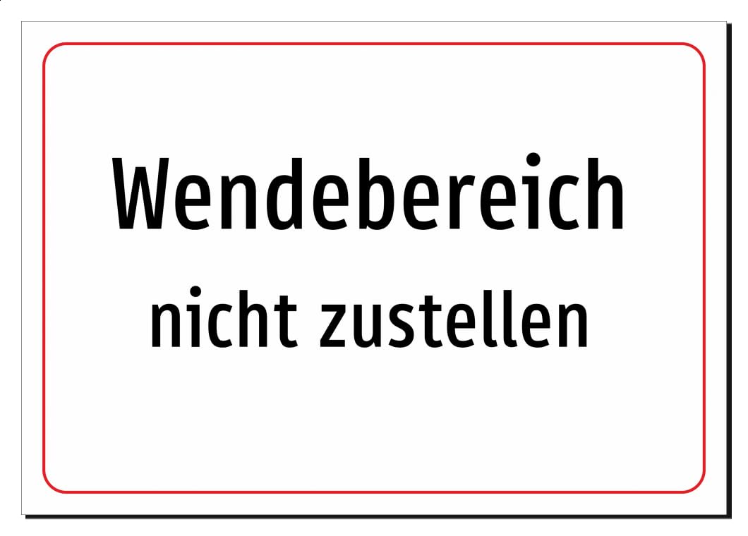 44589-DE-T-07 | Wendebereich - nicht zustellen