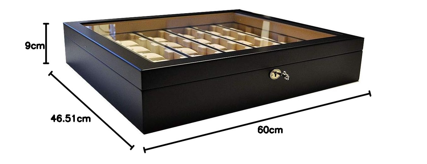 Meyer & Söhne Orig Vitrine de table pour 36 montres Noir