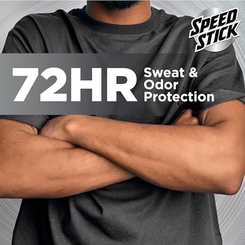 Image of Speed Stick Power Antiperspirant Deodorant for Men, 72 HR Sweat & Odor Protection, Unscented, 3.0 oz Stick (4 Pack)