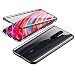 Produktbild Jonwelsy Hülle für Xiaomi Redmi Note 8 Pro, Magnetische Adsorption Metall Stoßstange Flip Cover mit 360 Grad Schutz Doppelte Seiten Transparent Gehärtetes Glas Handyhülle für Note 8 Pro (Schwarz)