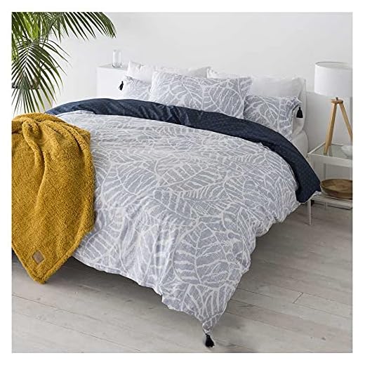 COTTON ARTean Funda Nordica Reversible ARTEDO Cama de 150 Cierre con Botones. HIPOALERGENICA