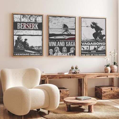 Image of Gamya Framed Japan Samurai Theme Motivational Quote Posters For Office, Living Room, Bedroom Wall Decor - Aesthetic Room Decor (13x19 Inches) (Vanga)