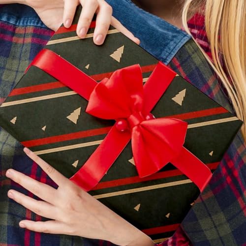 Papier d'emballage de Noël résistant pour paquets sans déchirure