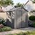Devoko 6X6 FT Plastic Outdoor Storage Shed with Floor, Dark Gray