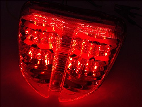 SMT- Led Tail Light Brake Light Compatible With 2006 2007 Suzuki Gsxr 600 Gsx R600 750 Gsx R750 Clear [B075CX7T98]