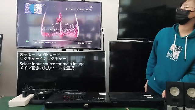 SAM SUNG 32インチ　二画面表示　HDMi PS4 Amazon | BUNGPUNG HDMI 画面分割切替器 2入力1出力 1080P@60Hz 2画面