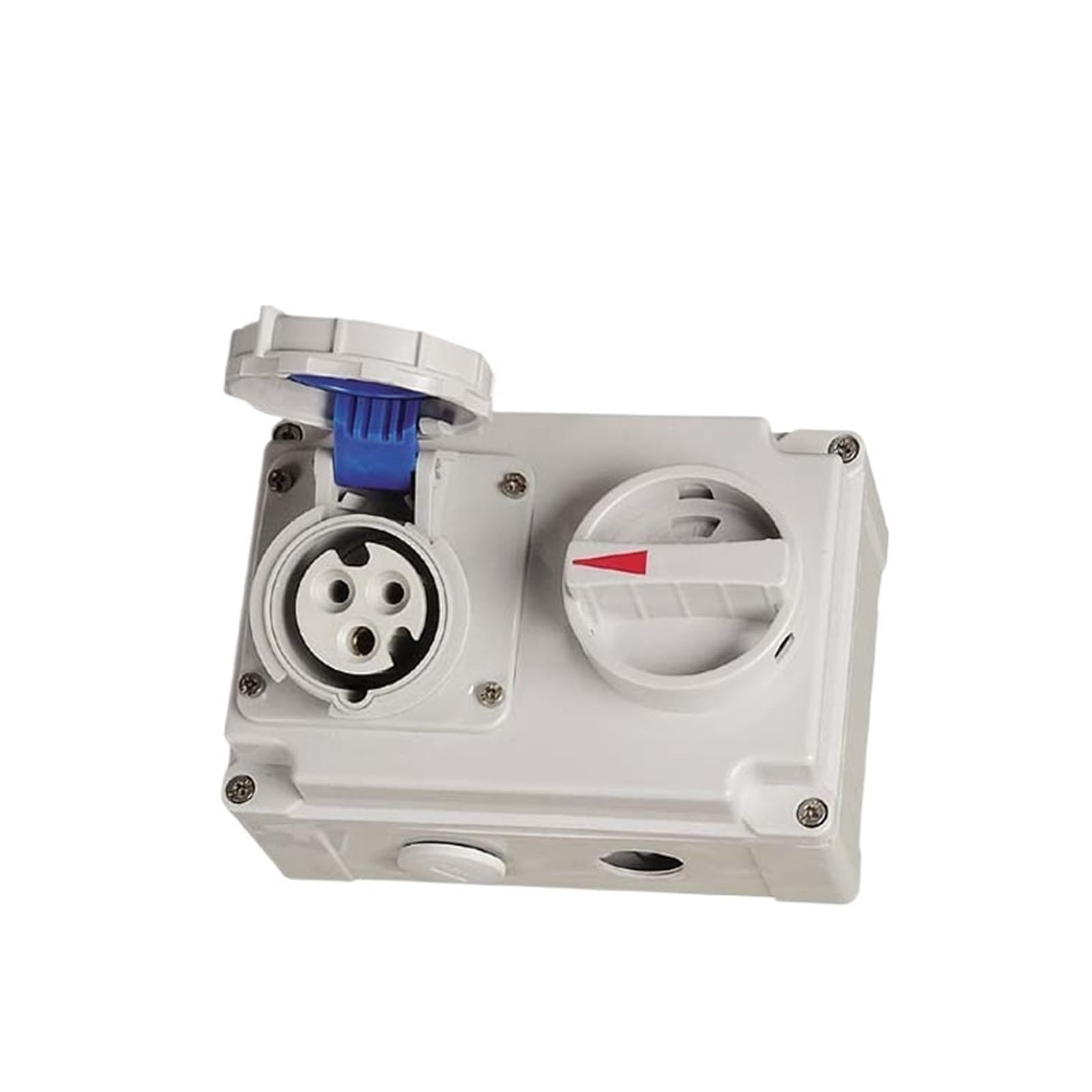 Evite cortocircuitos con el enchufe de enclavamiento mecánico IP67 de superficie 16A 1