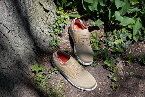 Image of Dearfoams Men's Nash Slip on Oxford Shoe - Lightweight, Breathable with Arch Support Dress Shoe