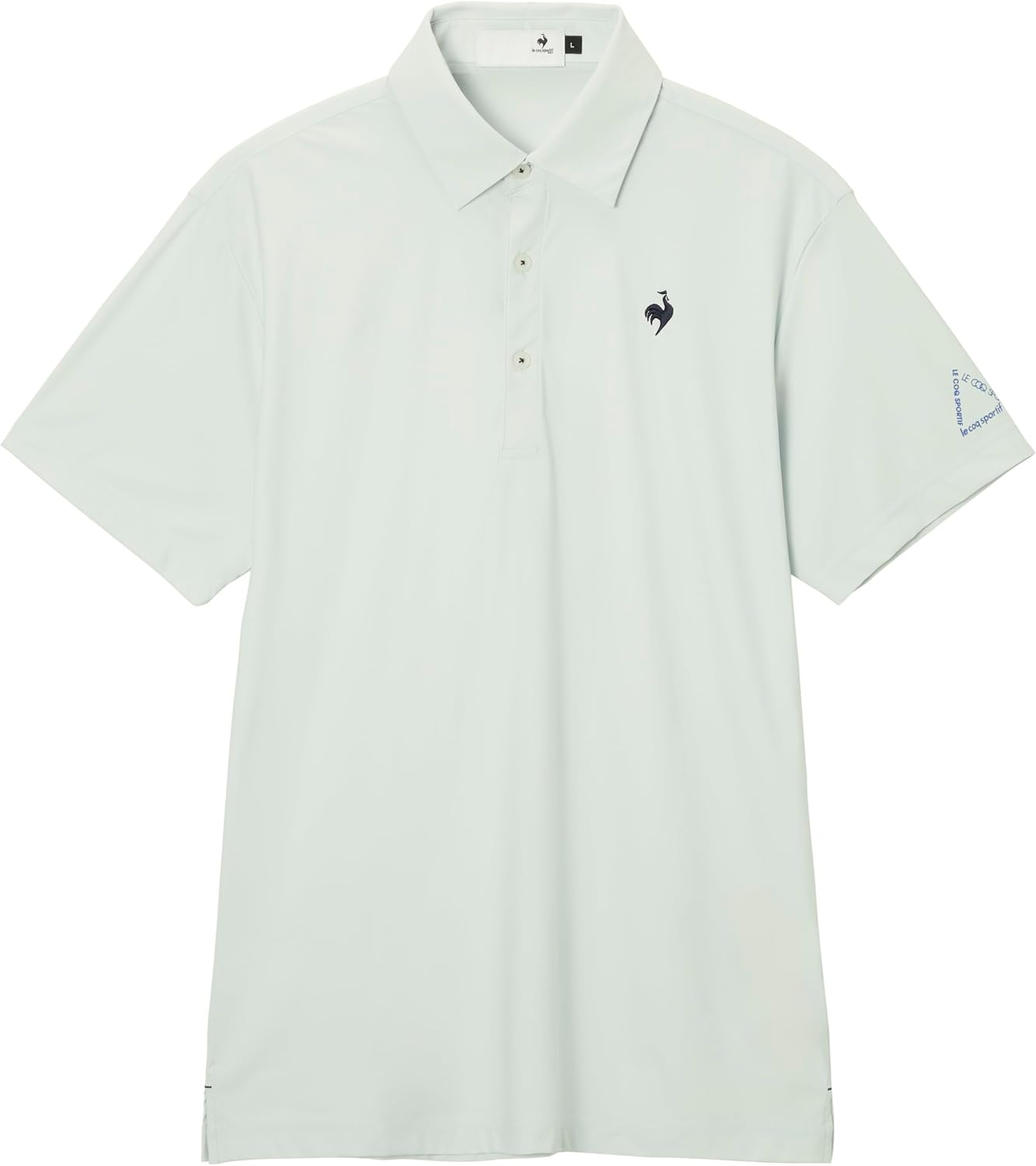 [ルコックスポルティフ] 半袖シャツ 襟付き テーラーカラー ナイロンストレッチ 接触冷感 吸汗速乾 ゴルフ LG5FHS12M メ