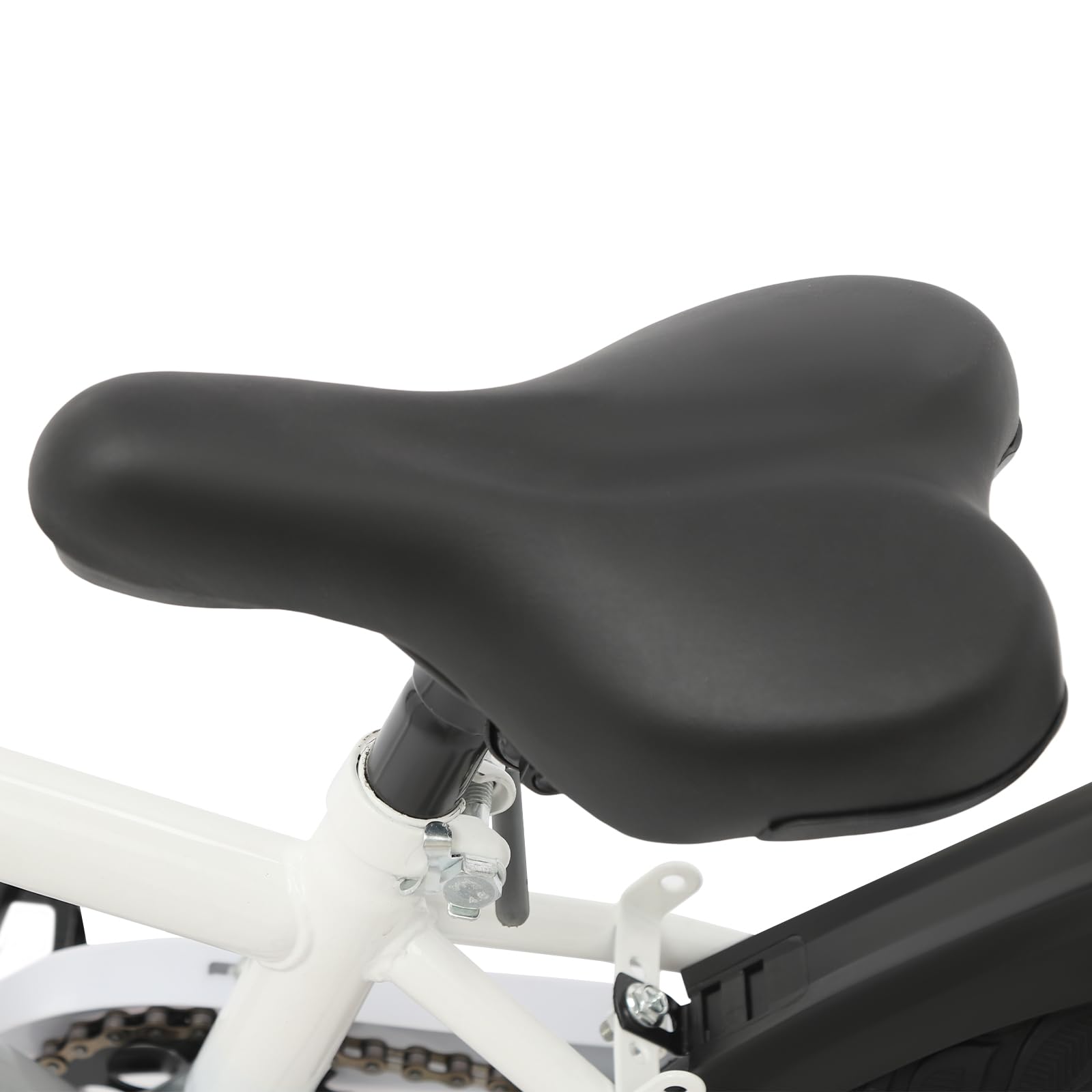Vélo enfant 16 pouces pour garçon et fille, vélo avec roues stabilisatrices et lumière, hauteur réglable, vélo en acier au carbone pour enfant à partir de 4, 5, 6, 7 ans, gris