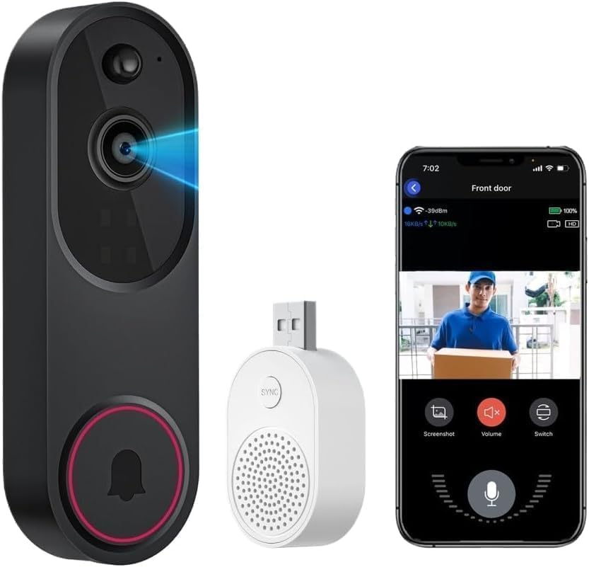 vexl mivrass video doorbell camera 2026 (1pcs)