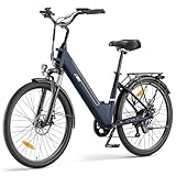 Touroll J2 St Vélos électriques, Autonomie 100KM, Vélo de Trekking avec Moteur 250W 45Nm, ...