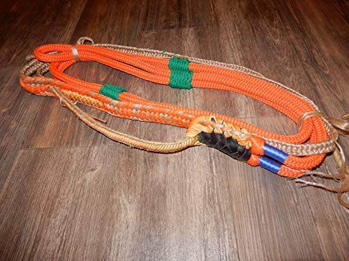 Alligator EPT Bull Ropes - Bull Rope Orange Nylon 9x7 RH 3/4