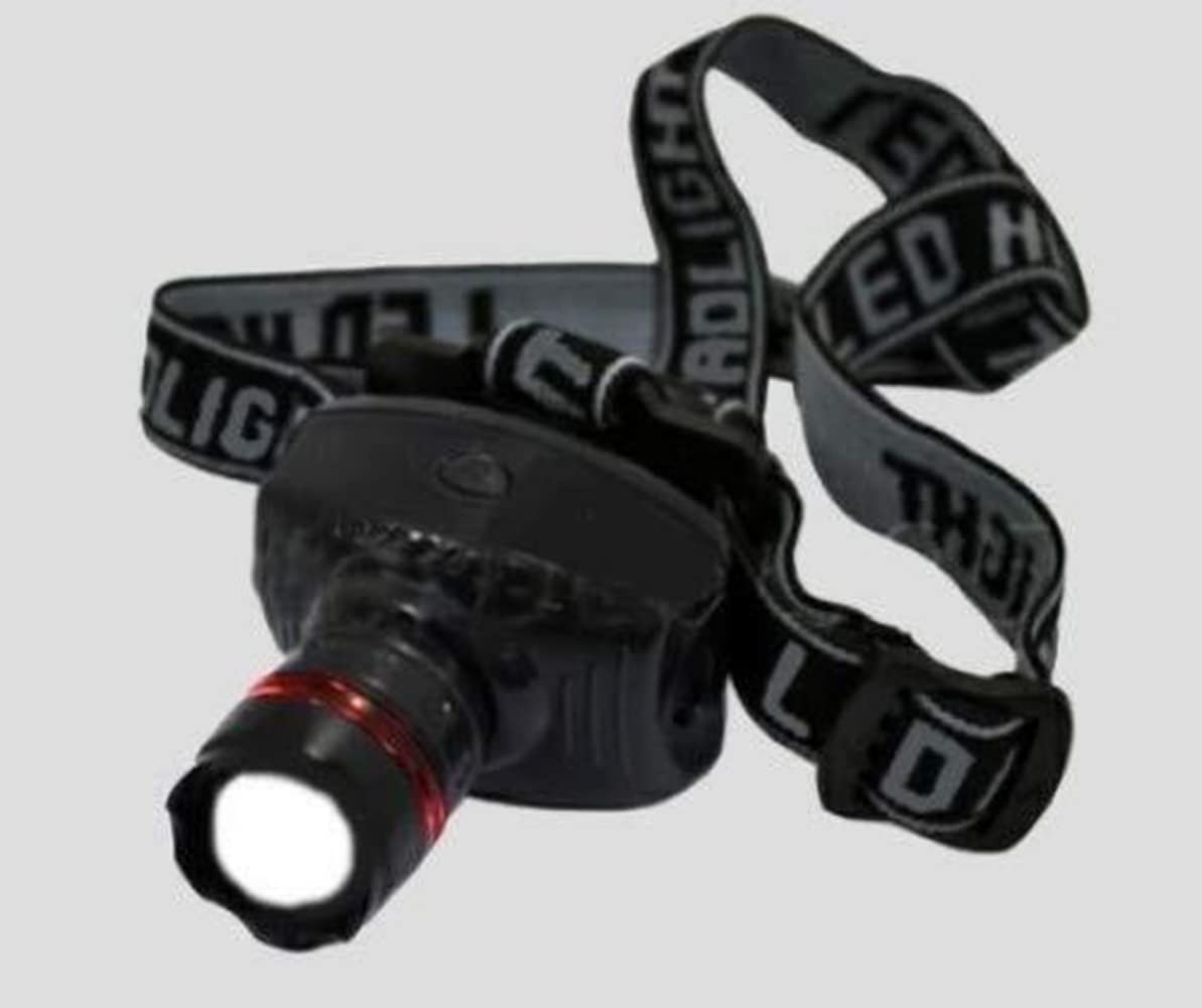 Shomex LED Headlamp Flashlight Zoomable for Camping Hiking Plactic Body Black Color Pack of 1 (B07XQJ4B9R) Amazon Price History, Amazon Price Tracker