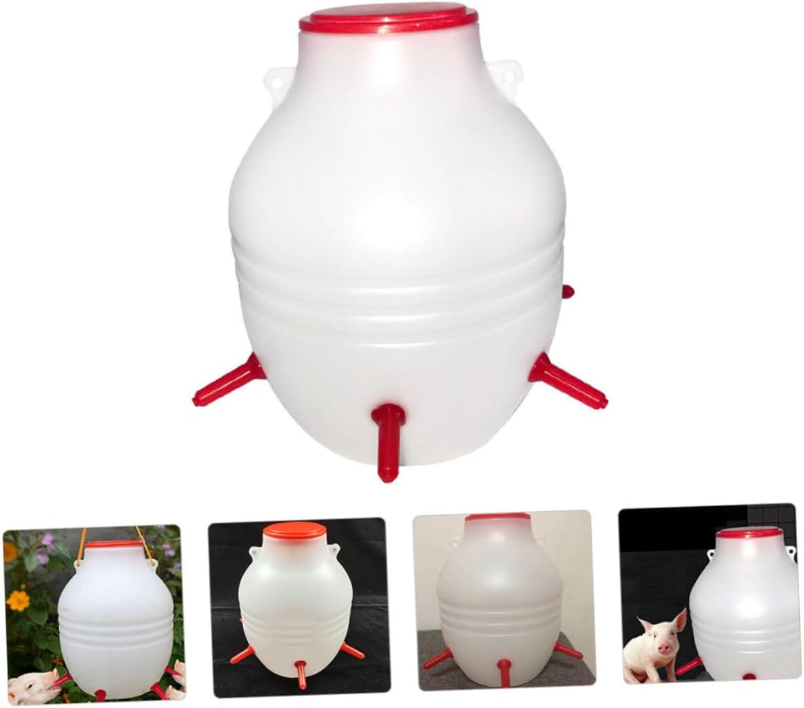 Toyvian Nipples High Temp Resistance Lamb Milk Bucket Easy Install Poultry Breeding Feeder