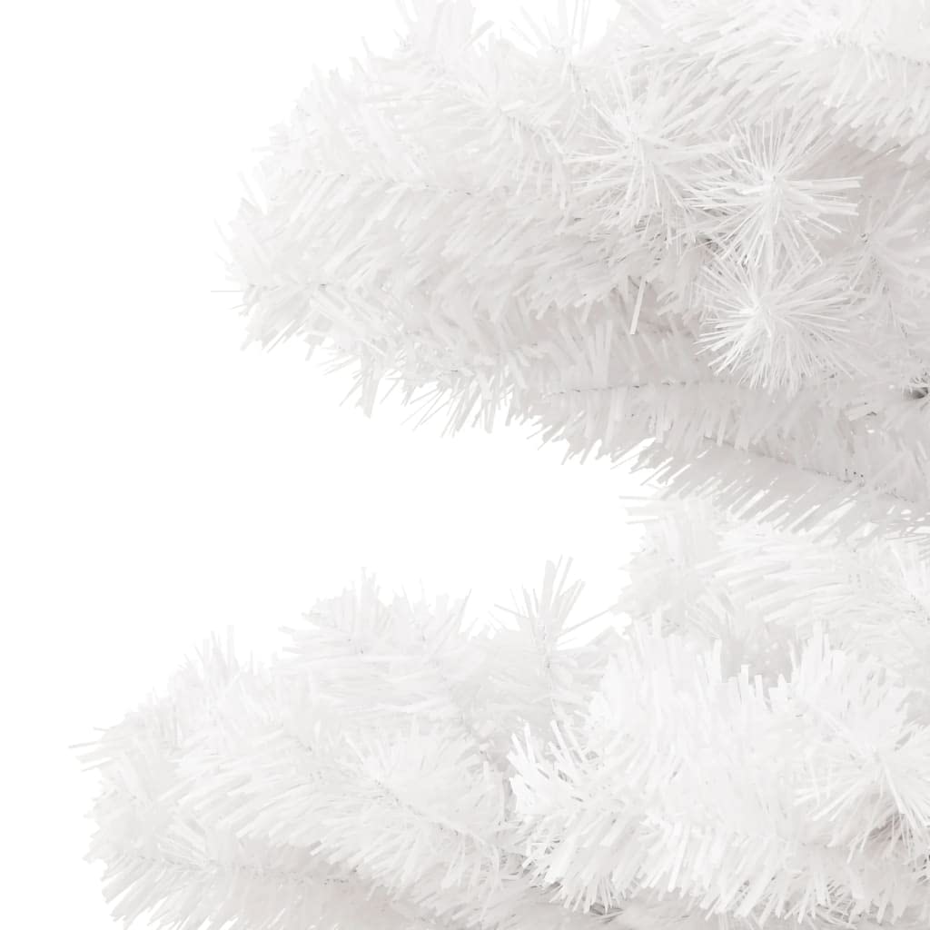 Albero Di Natale Folto,Albero Luminosoalbero Di Natale A Spirale Con Vaso E Led Bianco 120 Cm Pvc Adatto Per Ingresso, Festa, Cortile, Giardino, Hotel, Negozio
