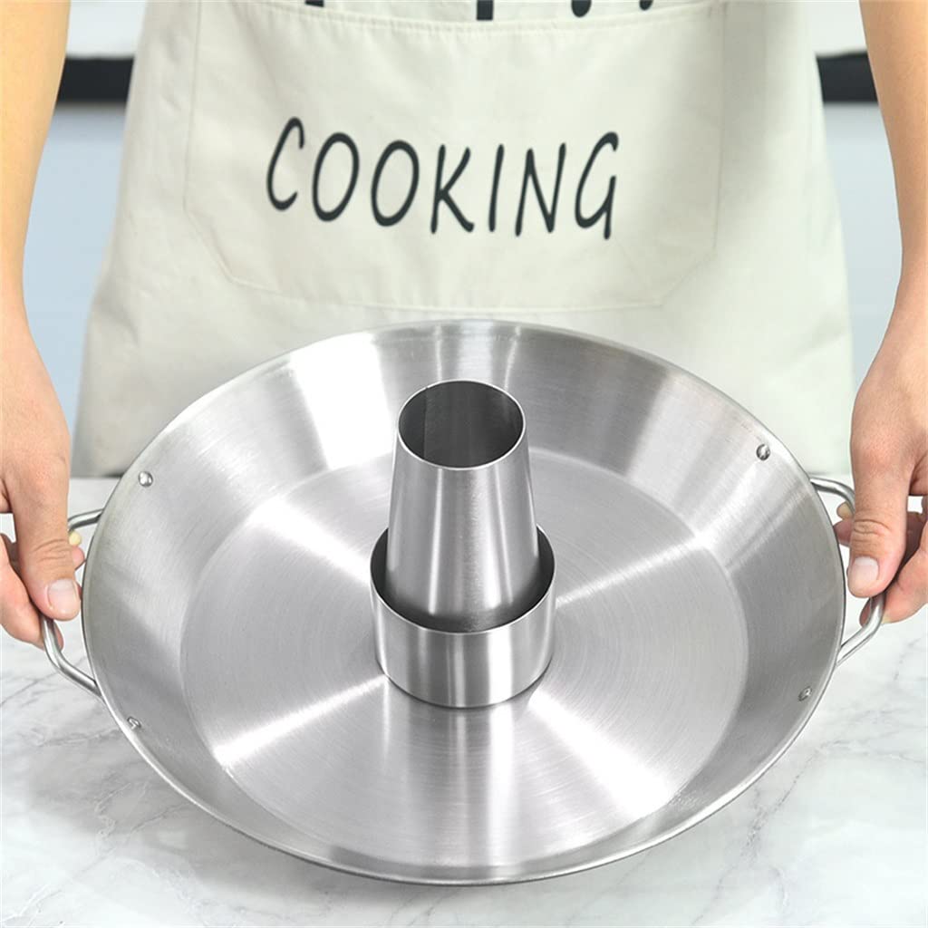ADITAM KANBUN Barbacoa Asar Sartenes para Hornear Asador de Pollo Antiadherente Estante con tazón Pavo Hornear Barbacoa Accesorios Herramientas Double The Comfort