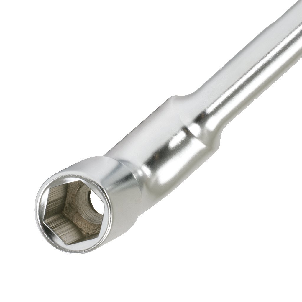 Image secondaire de KS Tools - 517.0410 - Clé à pipe débouchée - 10 mm - 6 pans - Finition chromée - Chrome Vanadium