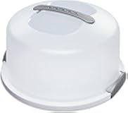 Cake Server Circular Serving Container White