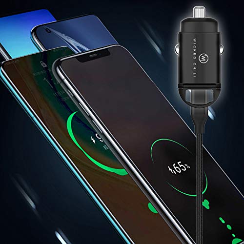 Wicked Chili Caricabatteria da Auto Doppio USB-C