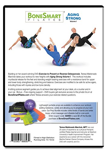 BoneSmart Pilates® AGING STRONG Volume I - Exercise to Build Bone, Avoid Injury, Age Strong